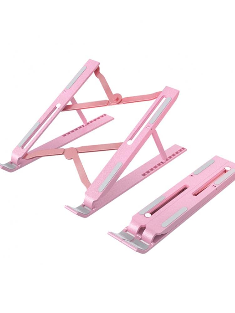 SEASPIRIT Tabletop Portable Laptop Stand Foldable Adjustable Support Base NonSlip Notebook Holder Healthy Posture Laptop Stand - Image 1