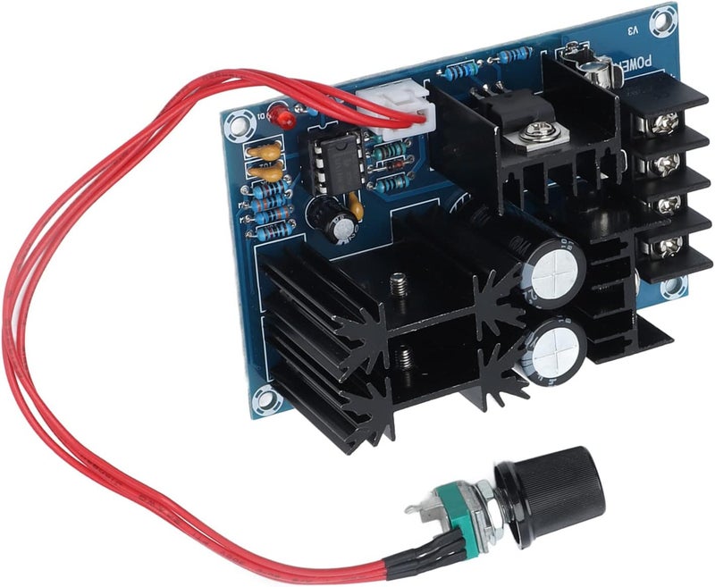وحدة تحكم سرعة المحرك DC 12V 40V PWM، وحدة تحكم محرك 20A 800W - Image 3