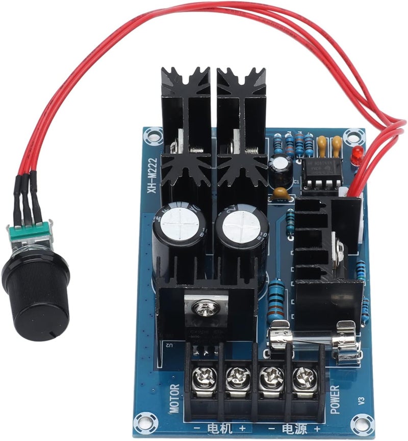 وحدة تحكم سرعة المحرك DC 12V 40V PWM، وحدة تحكم محرك 20A 800W - Image 1