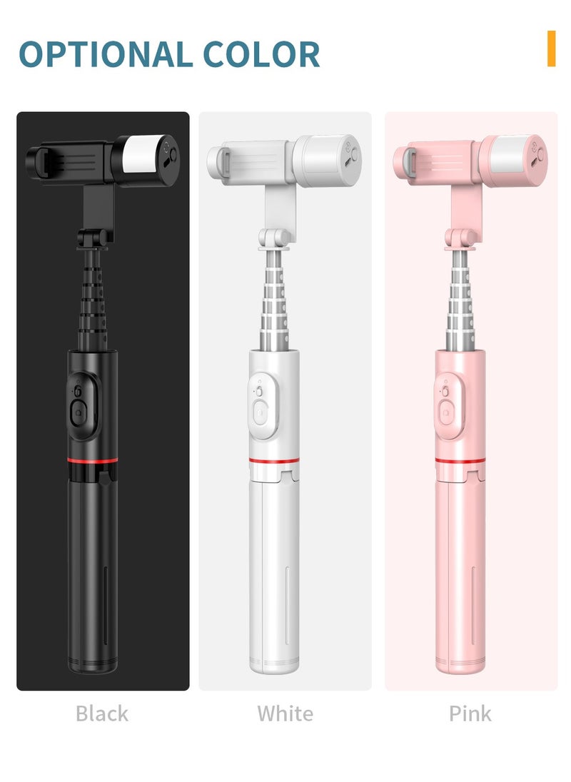 Generic - 29.92”Selfie Stick Tripod with fill light, Extendable Aluminum Tripod with Rechargeable Bluetooth Remote, Compatible with iPhone and Android Smartphones, Perfect for Travel, Vlog, Video and Photo - Image 1
