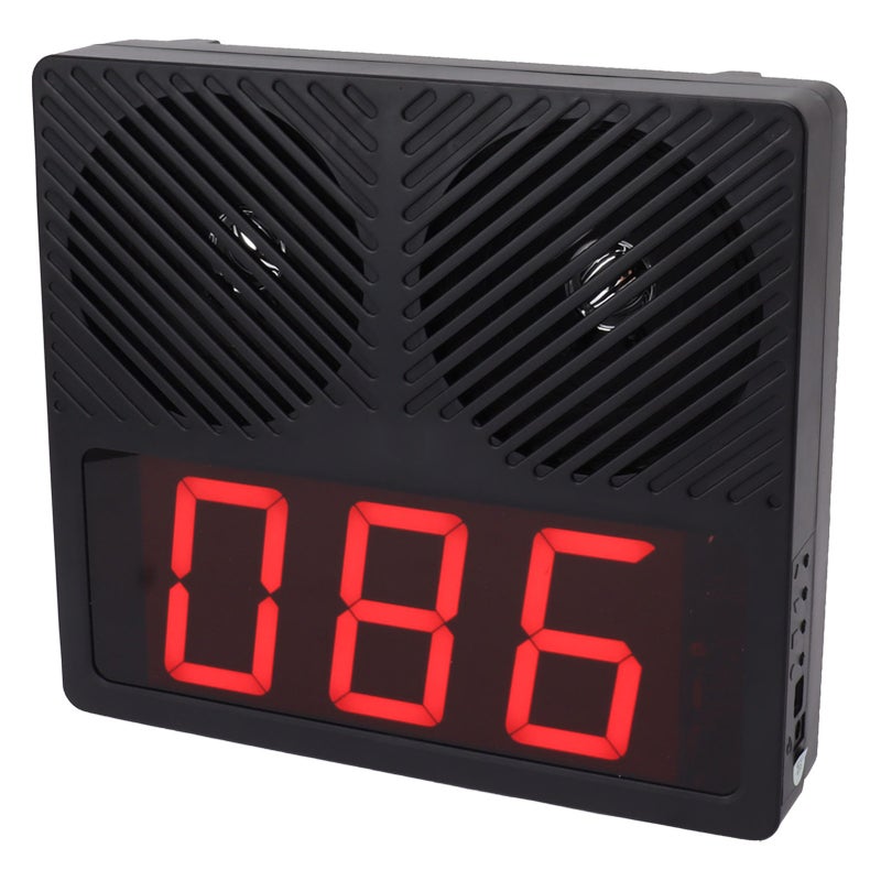 Queue Calling System 20W Loud Volume Wireless Restaurant Waiting Number System for Restaurant Hospital Bank Waiting Line Management UK Plug 100‑240V - Image 4