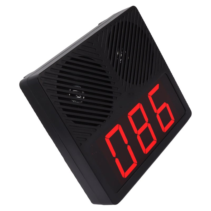 Queue Calling System 20W Loud Volume Wireless Restaurant Waiting Number System for Restaurant Hospital Bank Waiting Line Management UK Plug 100‑240V - Image 2