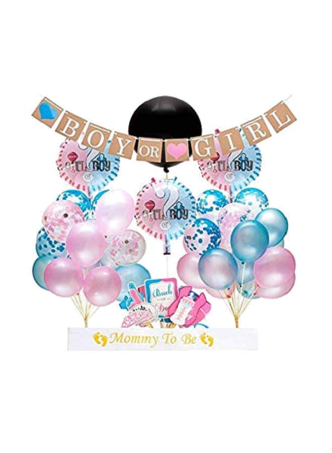 NIBEMINENT 64-Piece Party Balloon And Decoration Kit TZ0079-T