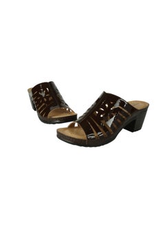 Michelle Morgan Michelle Morgan Ladies  Block Heel 221-5 Brown  - Image 2