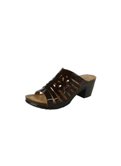 Michelle Morgan Michelle Morgan Ladies  Block Heel 221-5 Brown  - Image 3
