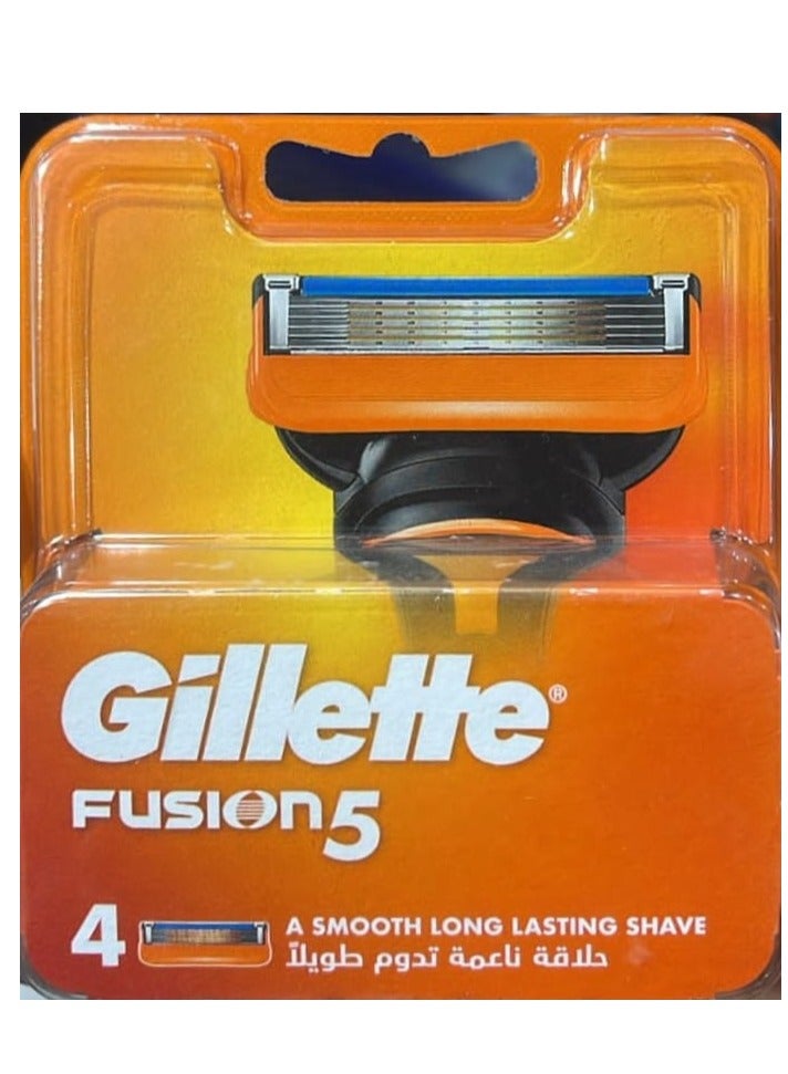 Gize Razor Gillette Fusion5 Mens Razor Blade Refills 4 Count | Best Price Egypt ...