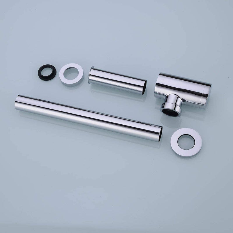 SB SMART BATH Premium Stainless Steel Bottle Trap Set with Waste PipeOutlet Pipe for Bathroom Basin Kitchen Sink Wash BasinChrome Plated - Image 3