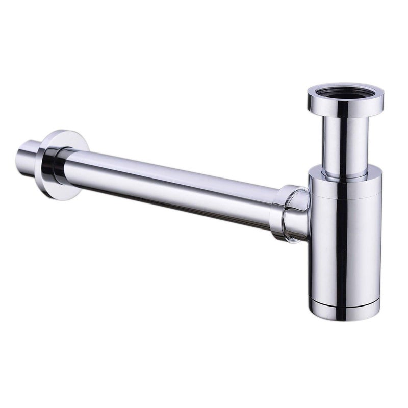 SB SMART BATH Premium Stainless Steel Bottle Trap Set with Waste PipeOutlet Pipe for Bathroom Basin Kitchen Sink Wash BasinChrome Plated - Image 1