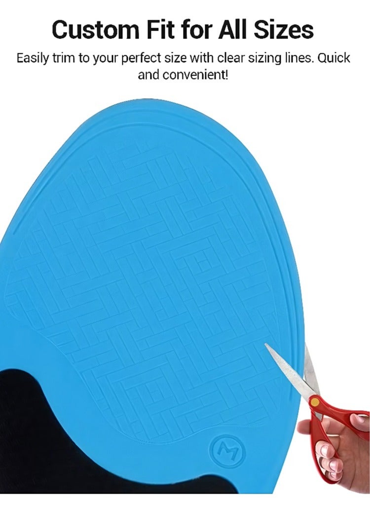 Generic ortholite PU, breathable shock-absorbing sports insole, sweat-wicking, breathable and deodorant-proof sports insole for men and women, suitable for running and training shoes with arch support, torsion-resistant support insoles (sizes38-40)  - Image 5