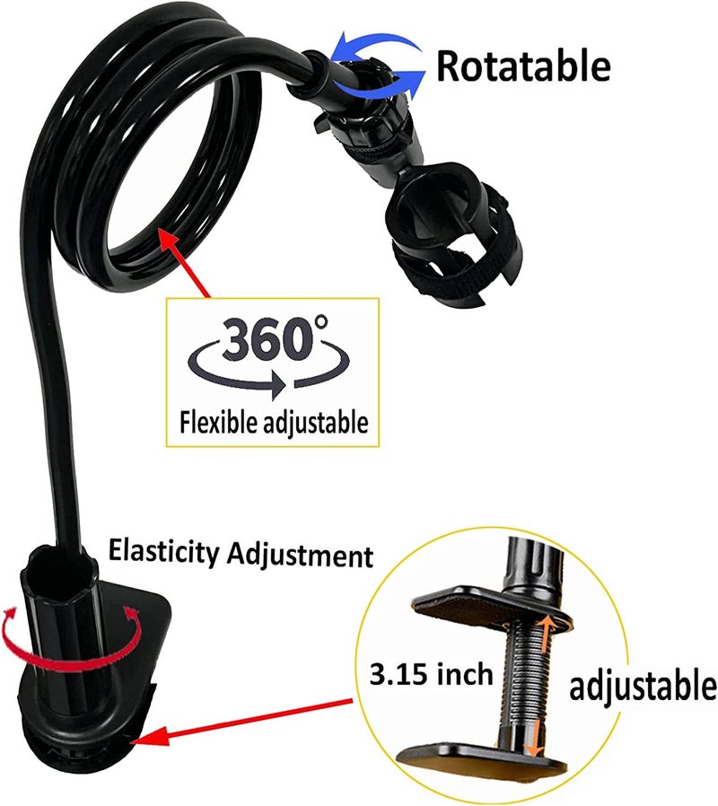 AUXPhome Universal Flexible Iron Cord Minder, Steam Iron Cord Holder for the ironing board helps keep the irons cord out of the way when in use - fits all standard ironing boards - No Irons , No Iron board - Image 2
