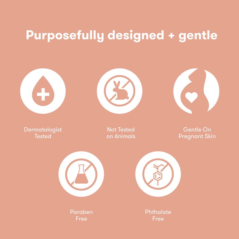 Frida Mom Pregnancy Skincare Set, Body Relief for Stretch Marks, Dry Skin, Swelling, & Chafing - 4pk Set - Image 3