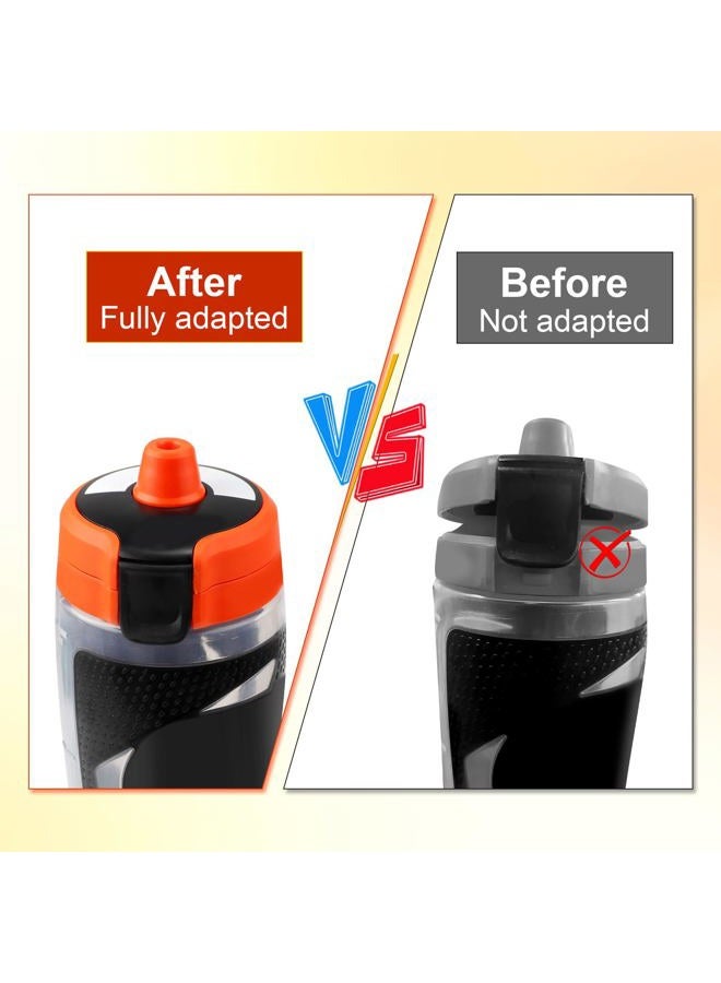 PEUTIER 4 Pcs Clip for Gatorade Gx Bottle, Bottle Clasp to Fasten The Lid Bottle Mouth Fastener Replacement Lid Clip for Gatorade Water Bottle (Black) - Image 4