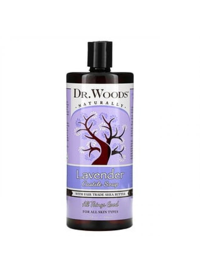 Dr. Woods Dr. Woods Lavender Castile Soap with Fair Trade Shea Butter 32 fl oz 946 ml 