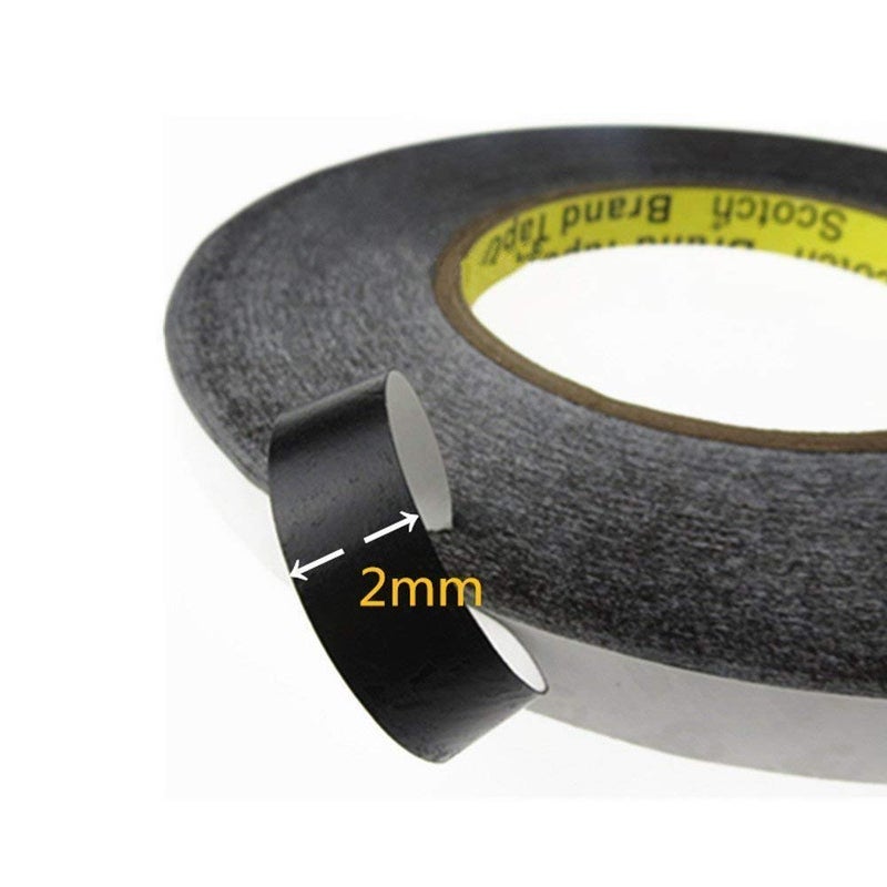 SCHOFIC SCHOFIC Double Sided Adhesive Tape 2MM Black ADT2MM1  - Image 1