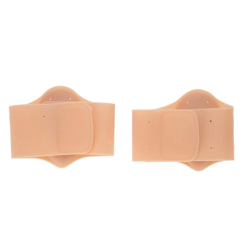 كلاراكو دعامة قوس القدم من السيليكون، دعامة قوس القدم من السيليكون، دعامة تقويم العظام، وسادة دعم قوس القدم، نعل داخلي للأحذية، وسادات لتخفيف الضغط، أكمام دعم قوس القدم لالتهاب اللفافة الأخمصية (لون اللحم) - Image 1