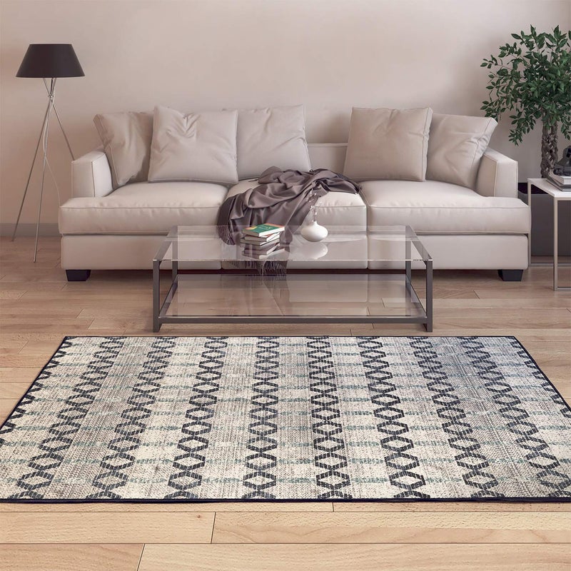 Status Contract STATUS 3D Printed Perfect Home Rugs Carpet for Living Area | Rug and Carpet for Bedroom |Rug and Carpet for Dining Table Rug Floor Carpet with Anti Slip Backing (4 x 6, Design - 317) - Image 2