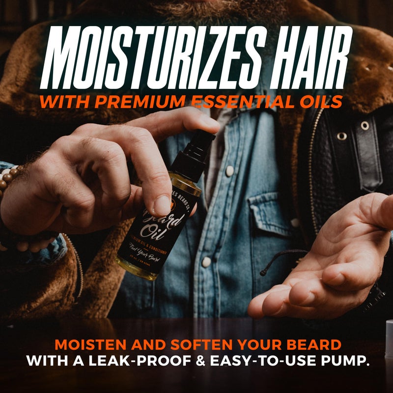 Wild Willies زيت لحية وايلد ويليس للرجال - مكونات طبيعية تعزز الترطيب العميق - يزيل الحكة والقشرة - علاج تليين عميق - أفضل زيت ولحية مرطب - 2 أونصة سائلة - Image 3