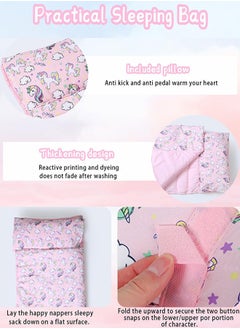 Garlo Toddler Nap Mat for Preschool: Kids Sleeping Mat with Removable Pillow and Blanket for Boys Girls Kindergarten  - Image 2