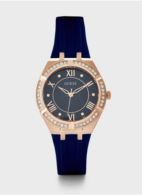 Crystal Dial Analog Watch