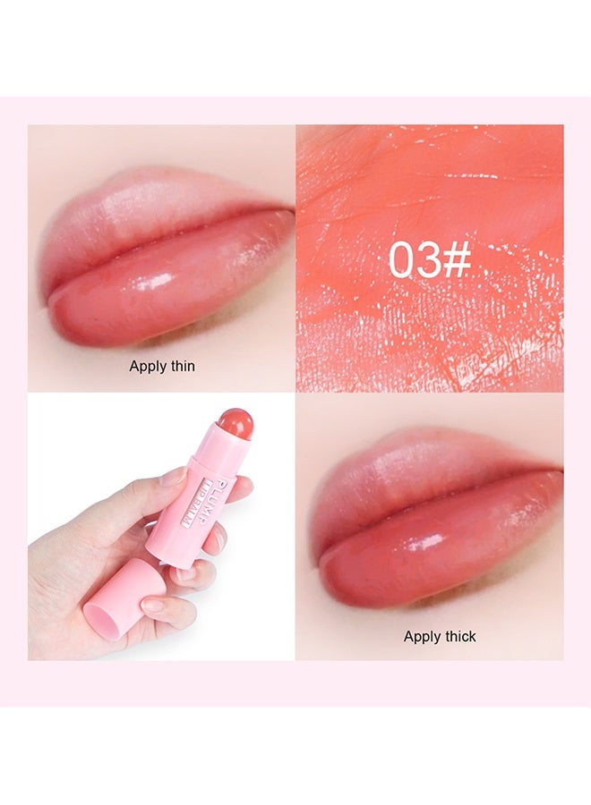 آي بي سي سي سي أن دي سي بلسم شفاه سمين، لون شفاه طبيعي يزهر إلى ظل مخصص لك عن طريق التفاعل مع مستوى الحموضة في شفاهك. بلسم شفاه مكثف لشفاه ممتلئة - لون شفاه قابل للبناء - لمسة نهائية لامعة طبيعية - مكياج للوجه مع ترطيب يدوم #03 - Image 3