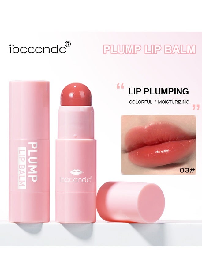 آي بي سي سي سي أن دي سي بلسم شفاه سمين، لون شفاه طبيعي يزهر إلى ظل مخصص لك عن طريق التفاعل مع مستوى الحموضة في شفاهك. بلسم شفاه مكثف لشفاه ممتلئة - لون شفاه قابل للبناء - لمسة نهائية لامعة طبيعية - مكياج للوجه مع ترطيب يدوم #03 - Image 2