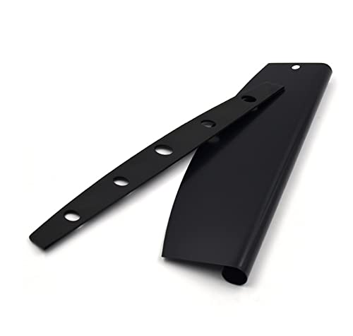 HARI 14 Black NonStick Pizza Cutter Sharp Stainless Steel Slicer Knife Rocker Style w Blade Cover Chop and Slices Perfect Portions Dishwasher Safe - Image 3