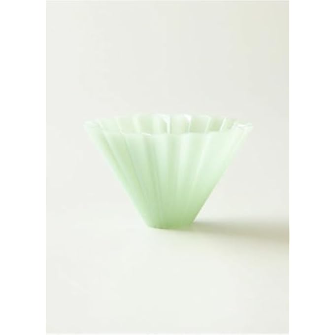 Origami Dripper Air S Pour Over Coffee Maker  12 Cup Capacity  Matte Green  Plastic Holder  Durable As Resin  Compatible With Vcf01  Wave 155 Filters - Image 4