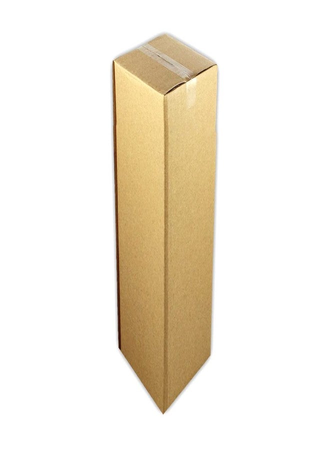 10 EcoSwift 4x4x48 Corrugated Cardboard Packing Boxes Mailing Moving Shipping Tall Long Box Cartons 4 x 4 x 48 inches
