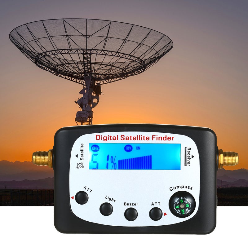 Satellite Signal Finder Digital Satellite Finder Meter SF-9509 Mini Digital Satellite Signal Finding Meter LCD Displaying with Compass - Image 2