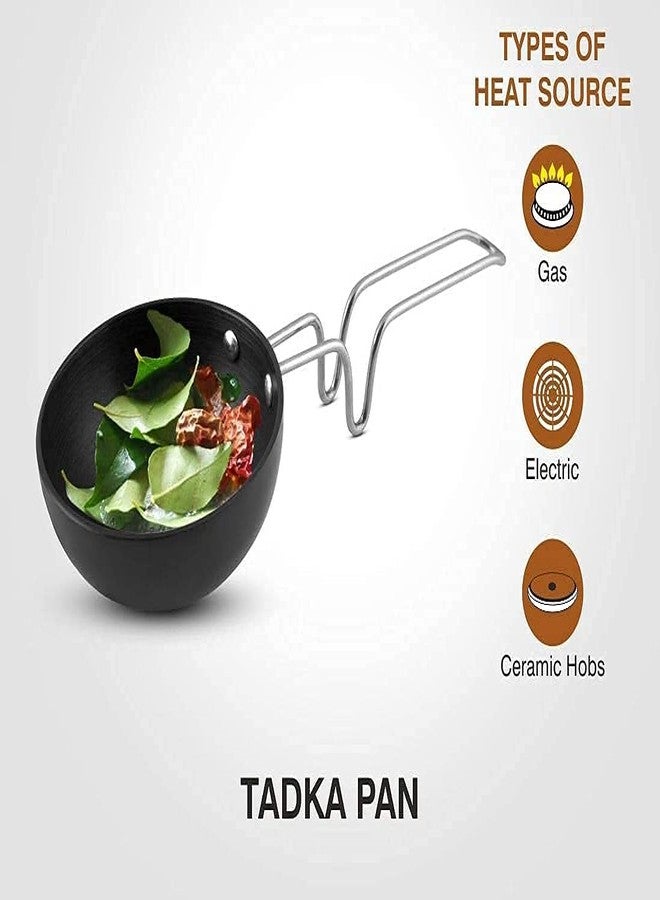 MSA Tadka Pan Fry Pan with Steel Handle Thickness Flat Bottom Induction Bowl Comfortable Tadka Pan - Image 4