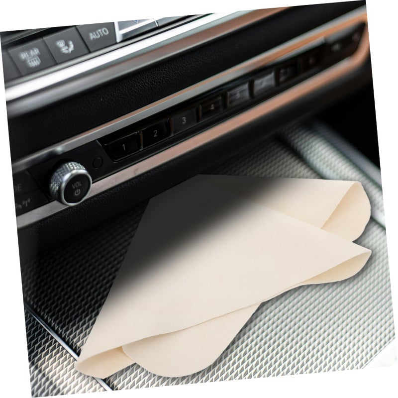 Premium Sheepskin Car Wash Towel Fast Drying Absorbent Multi Surface Cleaning Cloth - Image 3