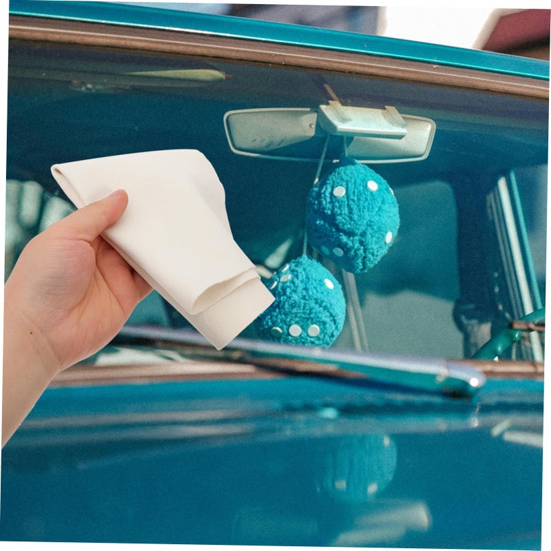 Premium Sheepskin Car Wash Towel Fast Drying Absorbent Multi Surface Cleaning Cloth - Image 4