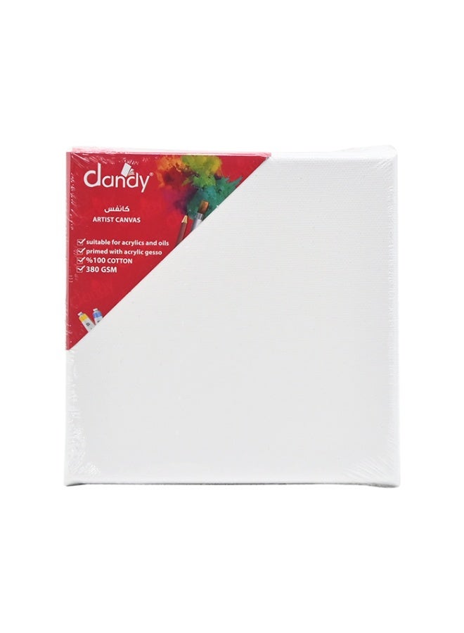 White canvas painting 30*30 cm