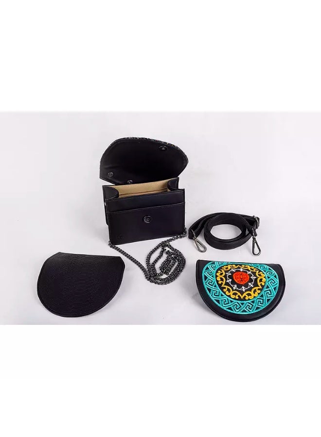 Initium Black Mini Cross bag - Changeable Black - Image 2