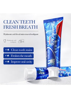BIOAOUA Hyaluronic Acid Toothpaste,Clean Teeth and Tartar, Stain Teeth, Freshen Breath Improve Oral Smell  - Image 2