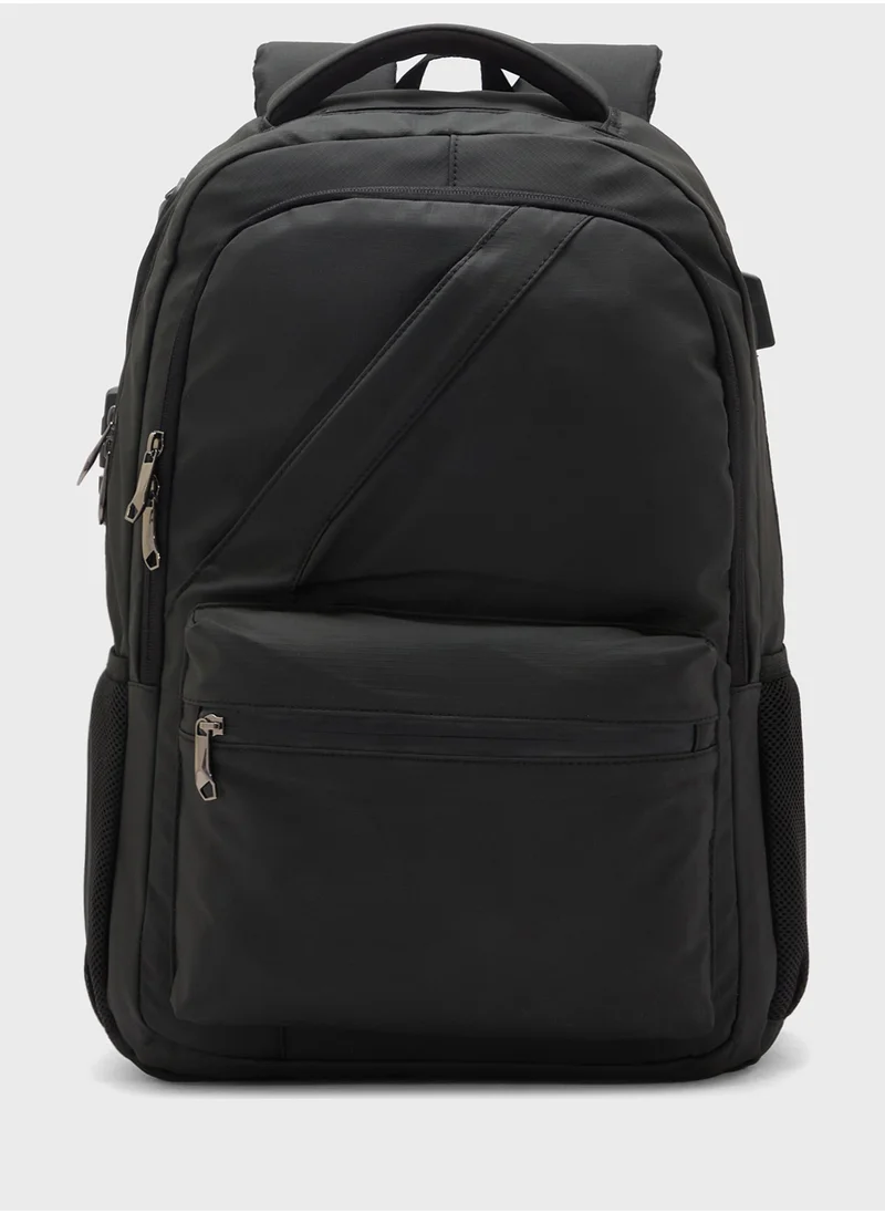Robert Wood Premium Backpack With Anti Theft Lock