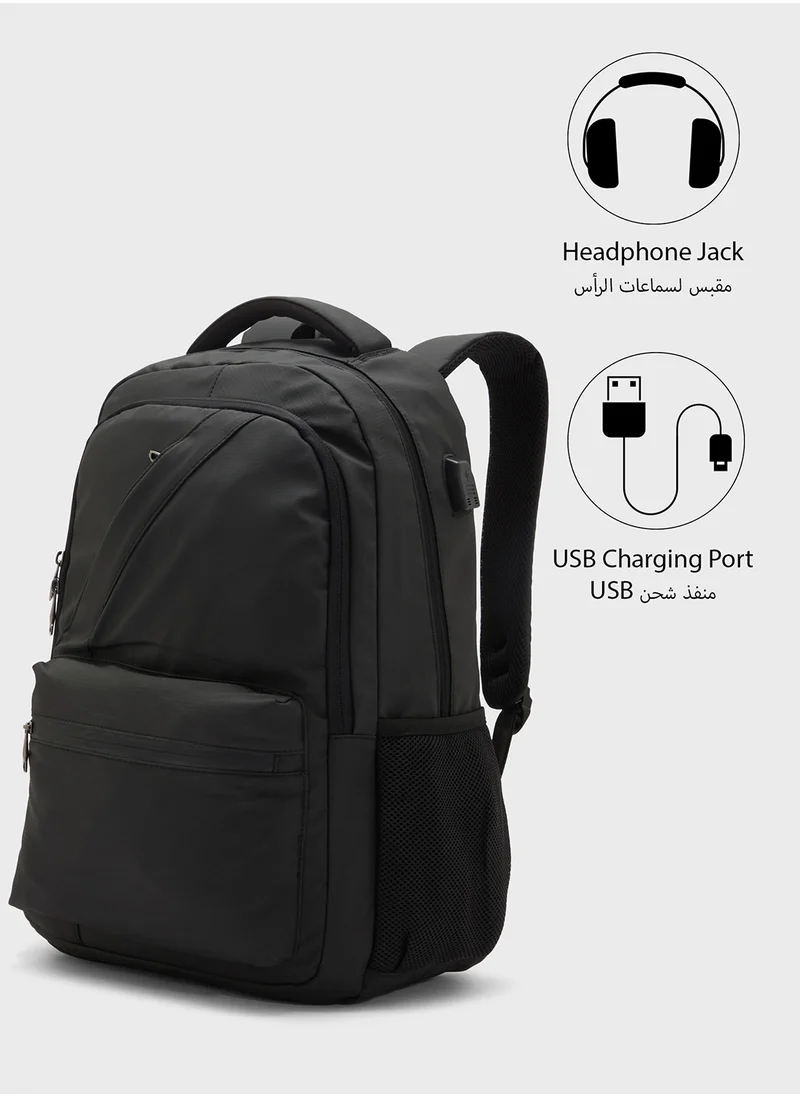 Robert Wood Premium Backpack With Anti Theft Lock