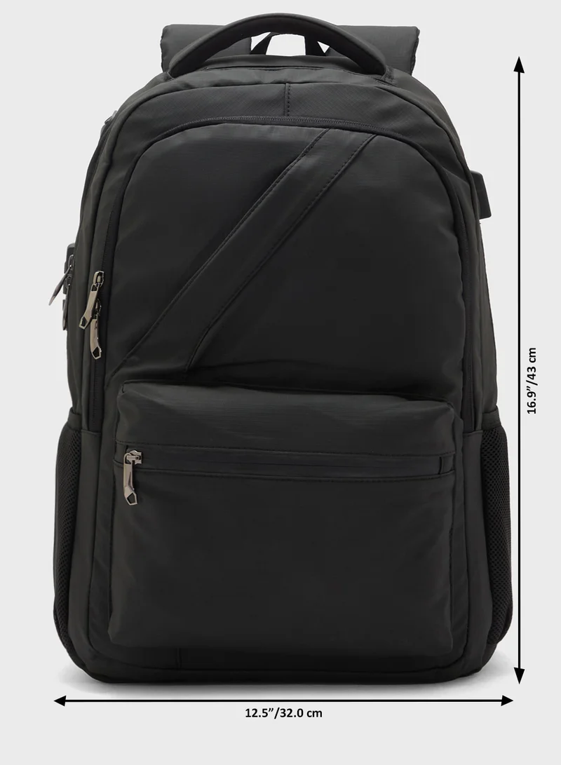 Robert Wood Premium Backpack With Anti Theft Lock