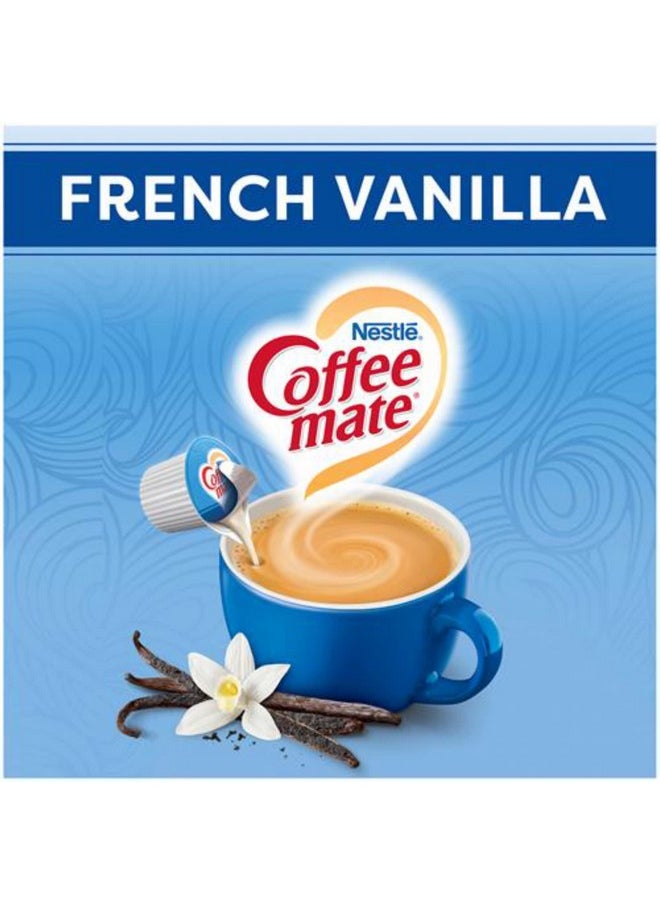 Nestle Nestle Coffee mate Liquid Coffee Creamer Singles, French Vanilla, 50 Ct Box with Coffee Scoop  - Image 4