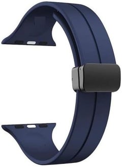 Apple Watch Band 42mm 44mm 45mm 49mm, Sport Silicone D-Clasp Replacement Wristband for Apple Watch Series 8/Ultra/7/SE/6/5/4/3/2/1, iWatch Strap Men Women