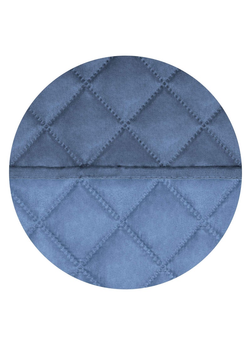 PureFit - PureFit Reversible Quilted Sofa Cover, Water Resistant Slipcover Furniture Protector, Washable Couch Cover with Non Slip and Elastic Straps for Kids, Dogs, Pets (Loveseat, Dark Blue/Light Blue) - Image 1