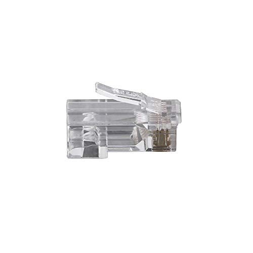 Klein Tools موصل بيانات كليين تولز VDV826-763 بمرور البيانات، RJ45 CAT6، مطلي بالذهب، موصلات تمرير 200 حزمة - Image 5
