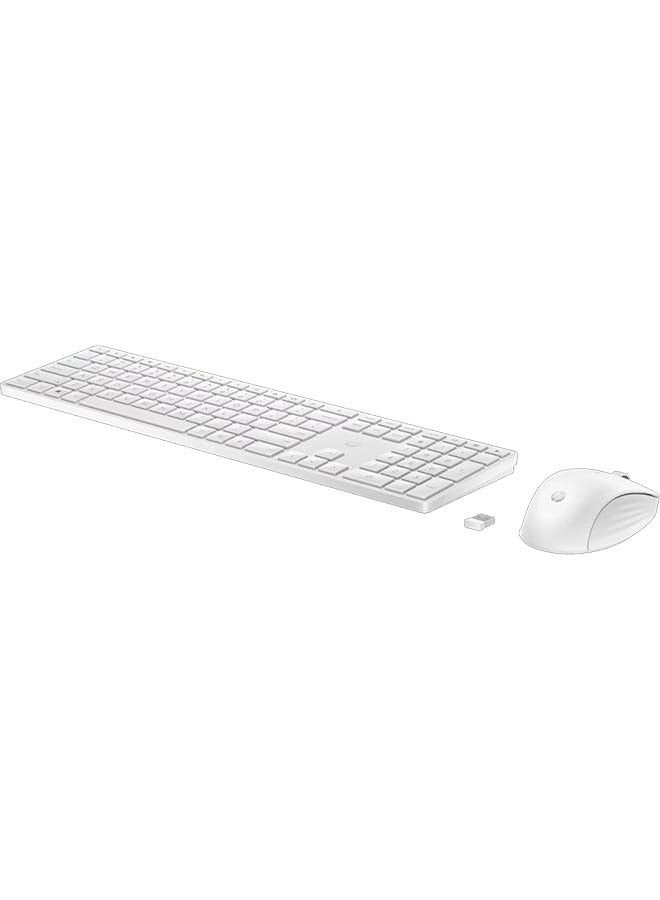 HP 650 Wireless Keyboard and Mouse Combo White - Image 1