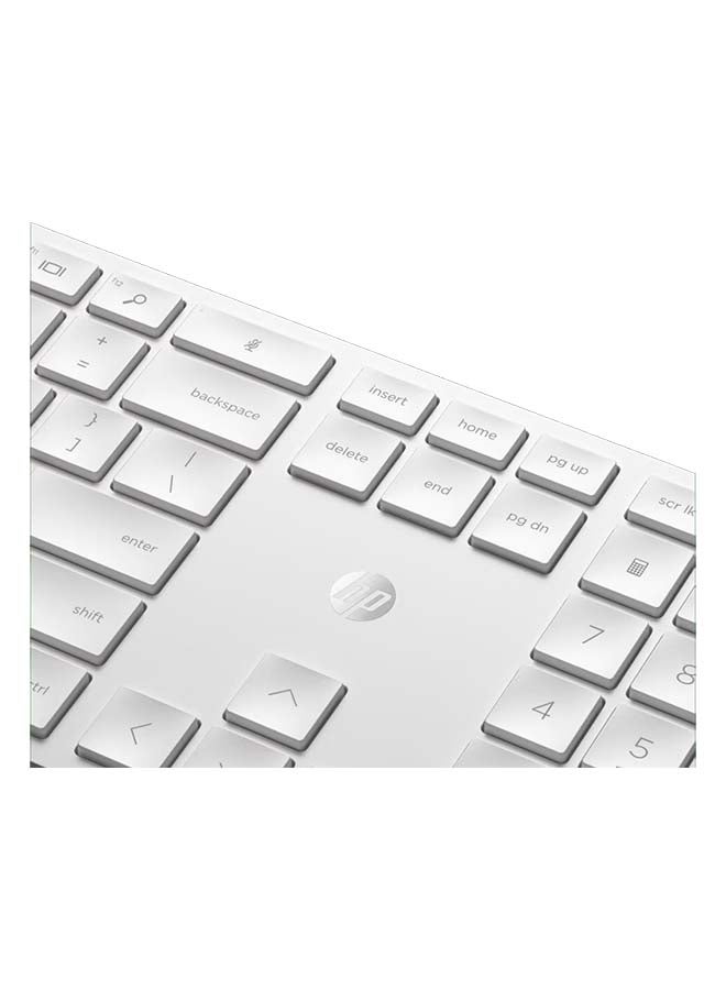 HP 650 Wireless Keyboard and Mouse Combo White - Image 3
