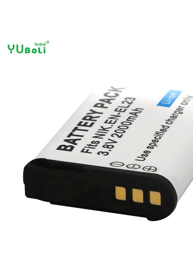 Generic - For Nikon EN-EL23 Lithium Battery P610s P600 S810c P900S-Standard Capacity:2000mAh - Image 1
