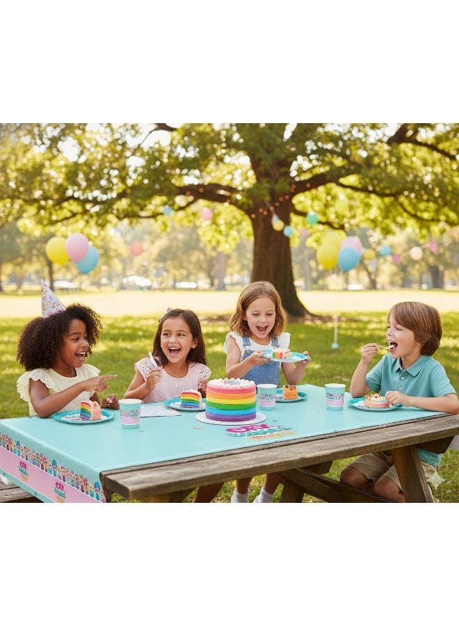 Ciao Cry Babies Plastic Tablecloth – 137 x 182 cm Reusable Table Cover with Colorful Cry Babies Design - Image 2