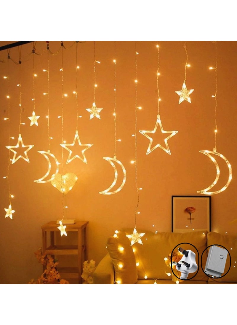 Generic Ramadan and Eid LED Fairy String Lights Decoration with 8 Flashing Modes 3.5 Meters  - Image 2
