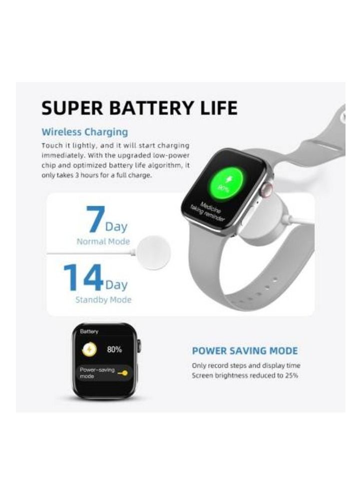 AROAQ HW8 MAX 1.99 Inch Full Touch HD Screen Wireless Charging Smartwatch - Image 4