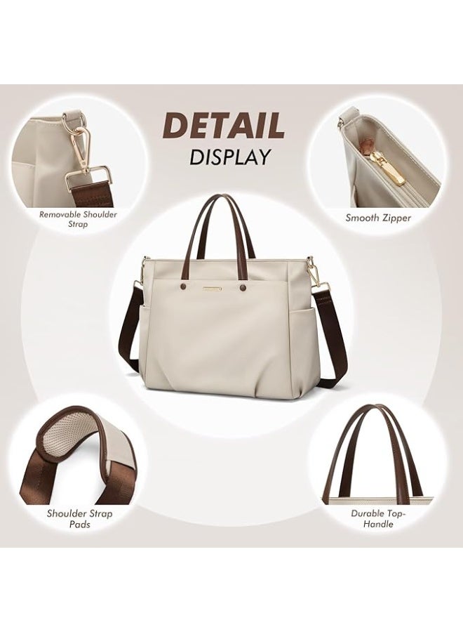 FIRST PRO Laptop Tote Bag for Women, Stylish Shoulder Bag for Women's, Perfect Fashionable Tote Bags for Office Work & Everyday Casual Use, Office Bag for women With Large Capacity - Image 4