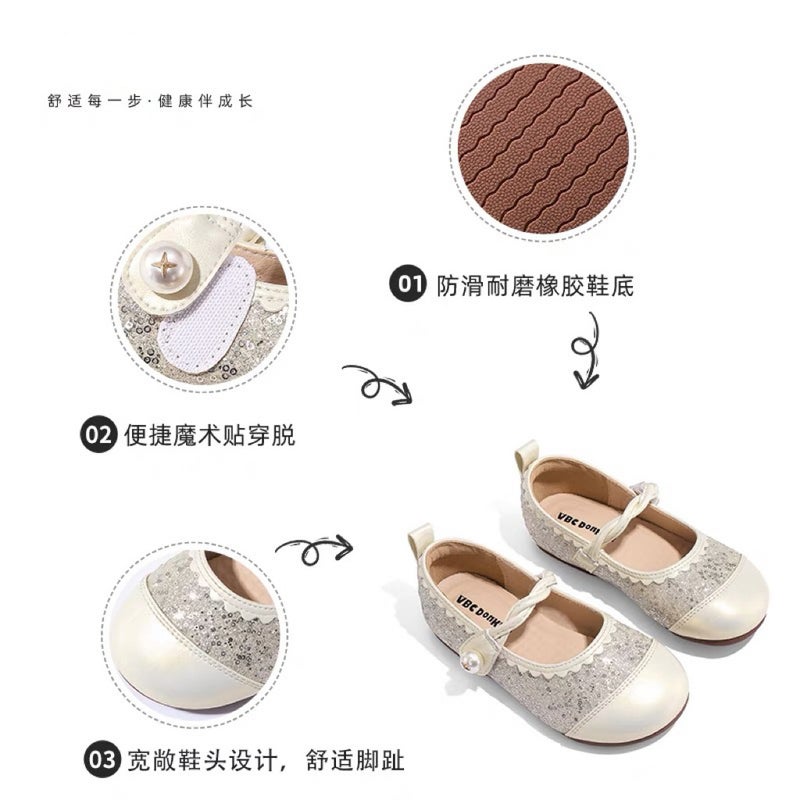 Canyze Girls Princess Shoes Spring Baby Girl Soft Sole Shoes Children'S Western Style Leather Shoes - Image 5